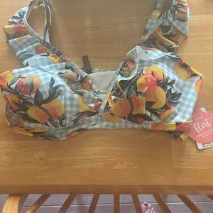 COMPLETE SET - Torrid Oranges Bikini - TOP 1 BOTTOM 0 - NWT